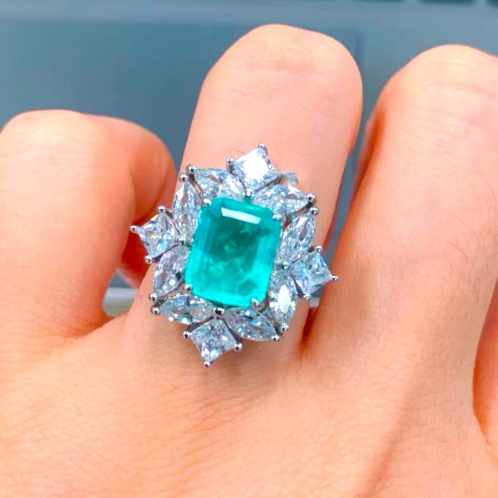 ✨✨Blue Paraiba Tourmaline Ring✨Adjustable✨